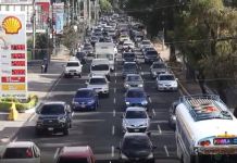 Archivo de aumento de tránsito en la ciudad. Foto La Hora: Edgar Ríos
