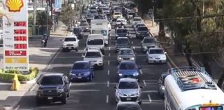 Archivo de aumento de tránsito en la ciudad. Foto La Hora: Edgar Ríos