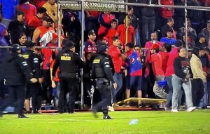 Final del futbol guatemalteco termina en zafarrancho, luego de que a Municipal se le escapara el título