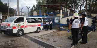 Incidente en Granja Modelo de Rehabilitación Pavón, Fraijanes. Foto La Hora: CVB.