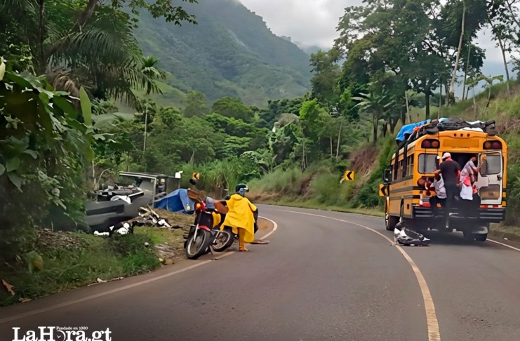 Bus se accidentó en Nicaragua