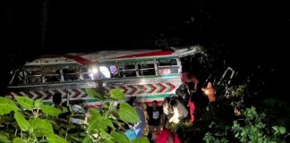 Según los socorristas, el accidente se registró en el km 172 de la ruta Interamericana.