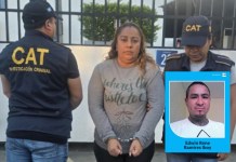 Capturan a alias "La Carol" en zona 18. Foto La Hora: PNC.