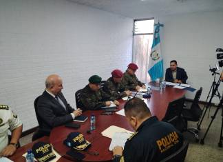 Citación de VOS hacia el Ejército y Gobernación por número de fallecidos en la frontera, en San Marcos y Huehuetenango. Foto La Hora: Joel Maldonado
