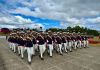 La ceremonia de graduación de los cadetes se celebró en la Escuela Politécnica. Foto La Hora: Ejército de Guatemala