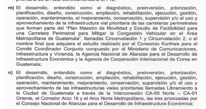 ley de infraestructura prioritaria