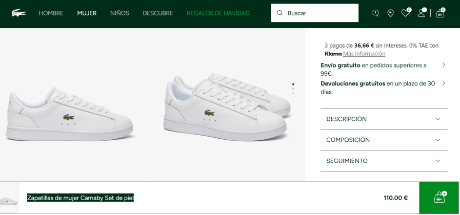 Lacoste zapatos