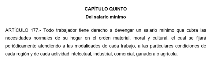 art 177 código de Trabajo Costa Rica