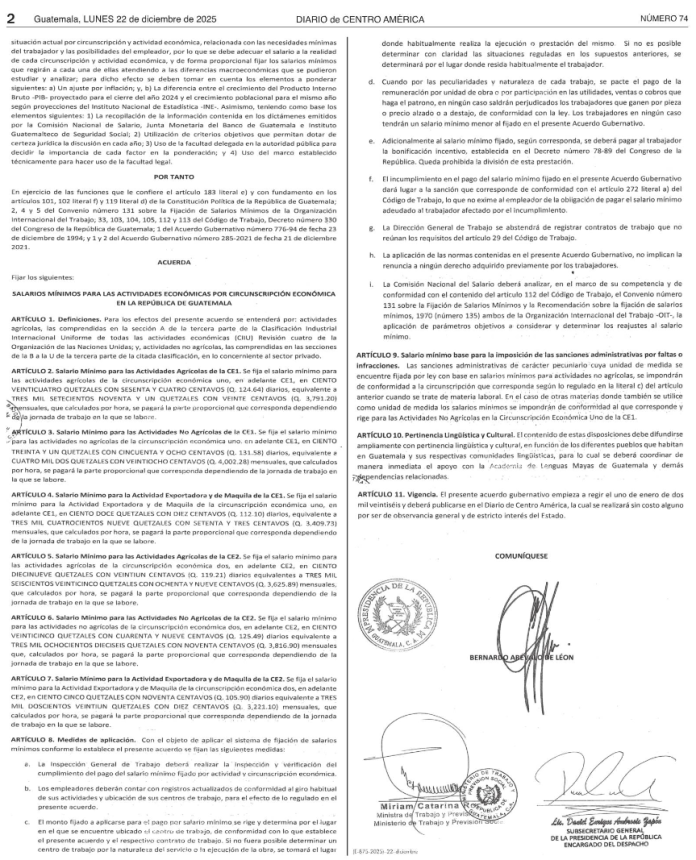 Acuerdo Gubernativo 256-2025