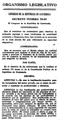 decreto 78-89