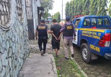 Presunto pandillero alias "Chuky" capturado tras operativo en Suchitepéquez. Foto La Hora: PNC