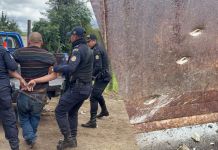 Capturan a hombre que disparó contra domicilio de exesposa. Foto La Hora: PNC
