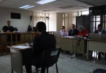 La defensa del ex viceministro de gobernación, Carlos García Rubio, busca que no se tome en cuenta la reconstrucción de hechos por el caso Szarata. Foto La Hora: Daniel Ramírez