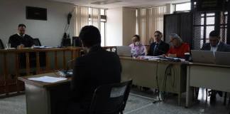 La defensa del ex viceministro de gobernación, Carlos García Rubio, busca que no se tome en cuenta la reconstrucción de hechos por el caso Szarata. Foto La Hora: Daniel Ramírez