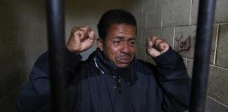 Marvin González Chinchilla presunto responsable de la muerte de un niño en San Juan Sacatepéquez da declaraciones. Foto La Hora: Daniel Ramírez.