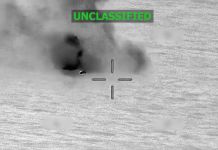 Ataque del Comando del Sur del ejército de EE.UU. que destruyó un buque vinculado a narcotráfico en aguas internacionales. Foto La Hora: Comando del Sur