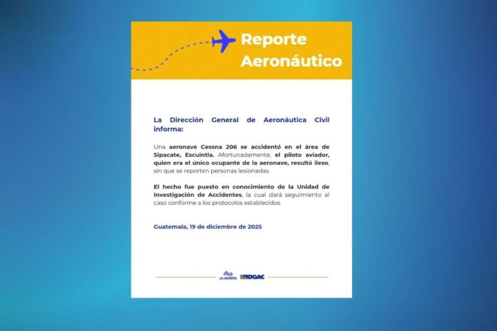 Comunicado Imagen con fines ilustrativos de una aeronave tipo Cessna-206. Foto: La Hora