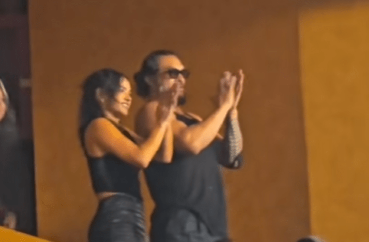 Adria Arjona y Jason Momoa en Residencia de Arjona en Guatemala. Foto La Hora: Captura.