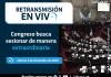 Congreso busca sesionar de manera extraordinaria este martes 2 de diciembre. Arte La Hora: Roberto Altán.