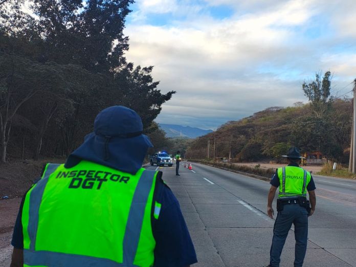 Las autoridades de la DGT verificaron 1,124 unidades en las últimas dos semanas y multaron a 45. Foto La Hora: DGT