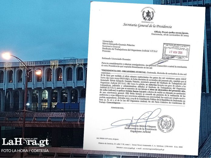 Descanso del OJ Descanso con goce de salario del Organismo Judicial. Foto La Hora