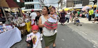 El vocero de la PMT, Amílcar Montejo, informó que el paso vehicular cerca de la iglesia será habilitado hasta este sábado 13 de diciembre. Foto La Hora: José Orozco