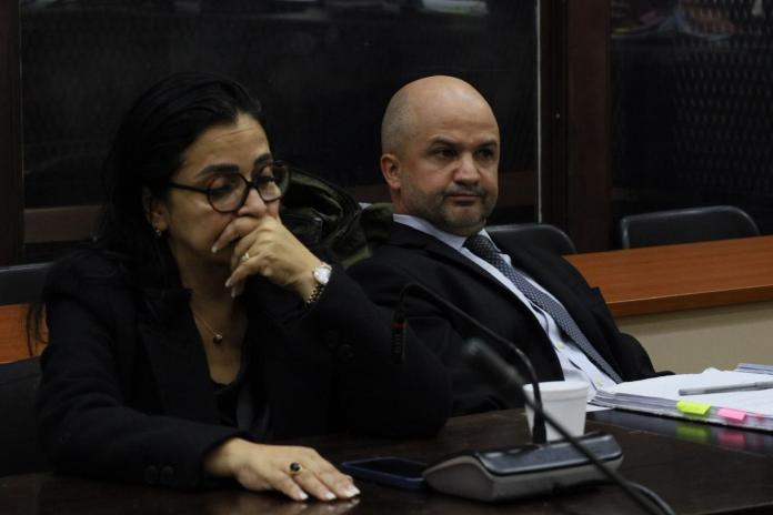 Diego Chacón Yurrita tras escuchar el fallo que lo halló culpable del delito de asociación ilícita. Foto La Hora: Daniel Ramírez.