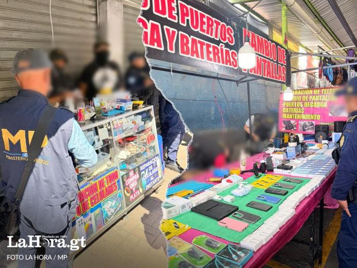 Diligencias por celulares localizados en El Guarda