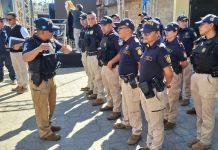 En la nueva sede de Disetur se asignaron a 16 elementos policiales. Foto La Hora: PNC