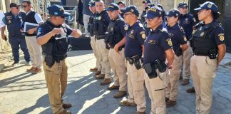 En la nueva sede de Disetur se asignaron a 16 elementos policiales. Foto La Hora: PNC