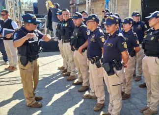 En la nueva sede de Disetur se asignaron a 16 elementos policiales. Foto La Hora: PNC