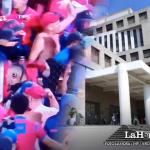 Disturbios de la final entre Municipal y Antigua GFC. Foto La Hora: RRSS