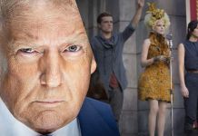 Donald Trump y los «Juegos Patrióticos», que han sido comparados a «Los Juegos del Hambre». Foto La Hora: RRSS