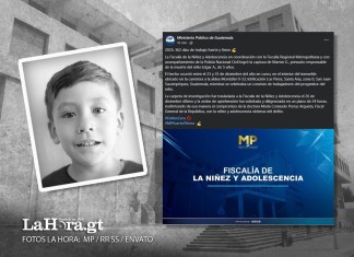 El niño Edgar Gadiel Alvarado Castellanos fue localizado muerto durante la madrugada de Navidad, en una finca de San Juan Sacatepéquez.