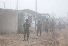 Ejército refuerza seguridad en zona fronteriza entre Guatemala y México La Brigada de Operaciones para Montaña del Ejército hace patrullajes en la zona fronteriza entre Guatemala y México. Foto La Hora: Ejército de Guatemala