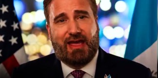 El Embajador de Estados Unidos, Tobin Bradley. Foto captura de pantalla Embajada de Estados Unidos en X