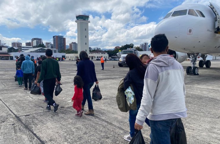 Migrantes retornados desde EE. UU.