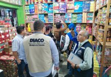 Como parte del Plan Belén 2025, autoridades de la Dirección de Atención y Asistencia al Consumidor (DIACO) compartieron sobre la realización de un operativo de inspección en la venta de juegos pirotécnicos en el mercado "La Terminal"