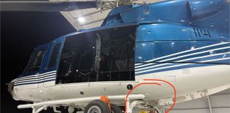 Ataque armado a helicóptero en Sololá. Foto La Hora: Gobierno de Guatemala