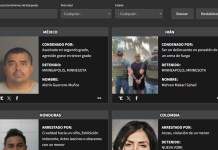 «Lo peor de lo peor»: DHS crea rastreador de extranjeros delincuentes arrestados por ICE Rastreador del DHS. Foto La Hora: captura de pantalla.