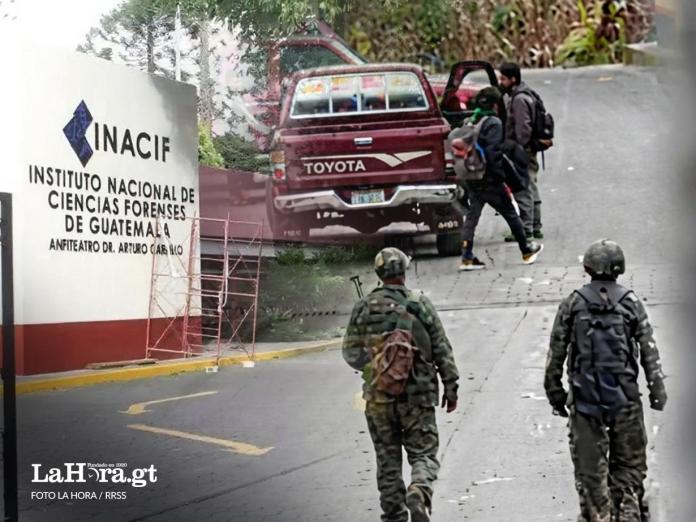 Inacif y hecho armado en Nahuala Inacif: Cuerpos de fallecidos por hecho armado en Nahualá no ingresaron a la morgue. Foto La Hora: Francisco Altán