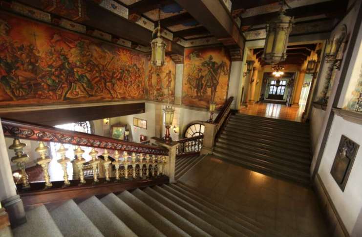 Interior del Palacio Nacional, sede del Gobierno. Foto La Hora: Interior del Palacio Nacional Cultura Guate