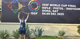 Jean Pierre Brol gana la medalla de plata en la final de la Copa del Mundo de Tiro Olímpico disputada en Doha Foto: Cuenta de Instagram de Jean Pierre Brol (jpbrol)