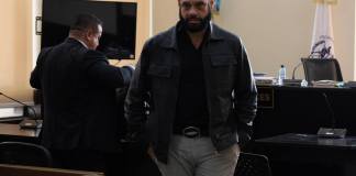 El exministro José Luis Benito fue sentenciado nuevamente tras repetirse la audiencia de aceptación de cargos en el caso Libramiento de Chimaltenango. Foto La Hora: Daniel Ramírez