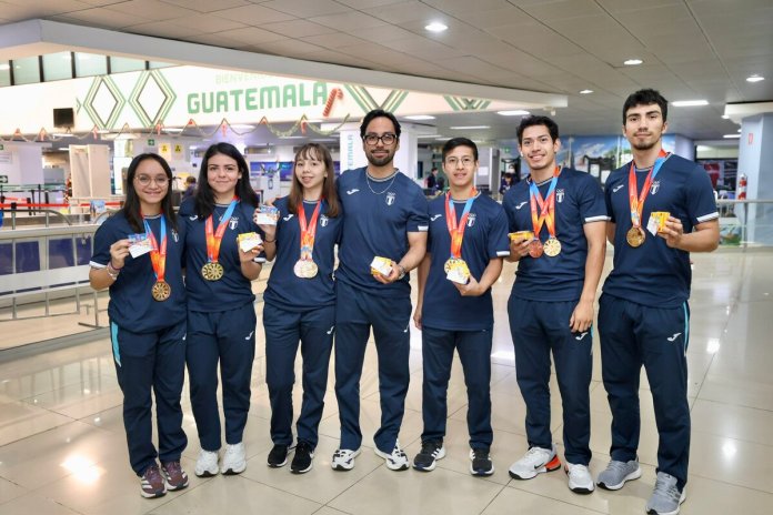 Juegios (1) Delegación de poomsae que representó a Guatemala en los XX Juegos Bolivarianos, Ayacucho-Lima 2025. Foto La Hora: COG.