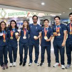 Delegación de poomsae que representó a Guatemala en los XX Juegos Bolivarianos, Ayacucho-Lima 2025. Foto La Hora: COG.