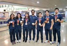 Delegación de poomsae que representó a Guatemala en los XX Juegos Bolivarianos, Ayacucho-Lima 2025. Foto La Hora: COG.
