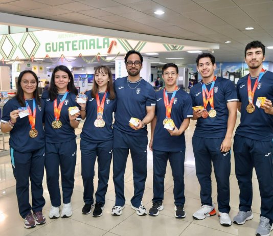 Delegación de poomsae que representó a Guatemala en los XX Juegos Bolivarianos, Ayacucho-Lima 2025. Foto La Hora: COG.