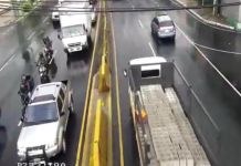 Desde el mediodía comenzó a llover y ha afectado el tránsito en distintas zonas de la capital. Foto La Hora: captura de pantalla
