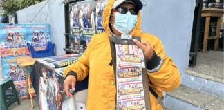 Lotería Santa Lucia con 110 billetes emitidos. Foto La Hora: José Orozco